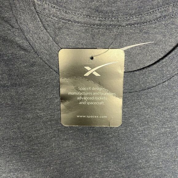 NEW SpaceX The Falcon Has Landed 2015 Shamrock Elon Musk Mens Grey Shirt XXL - Picture 5 of 10